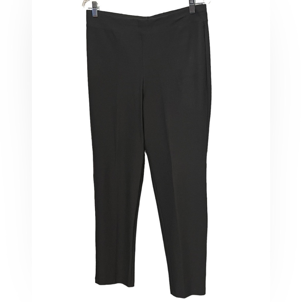 Eileen Fisher gray pull on ankle length pants Made in the USA